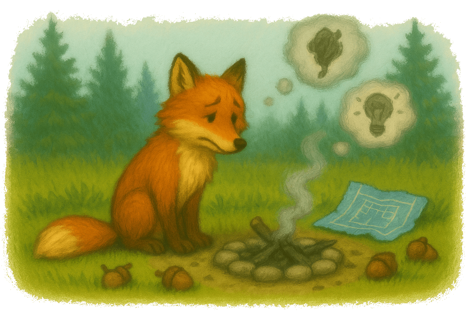 sad fox